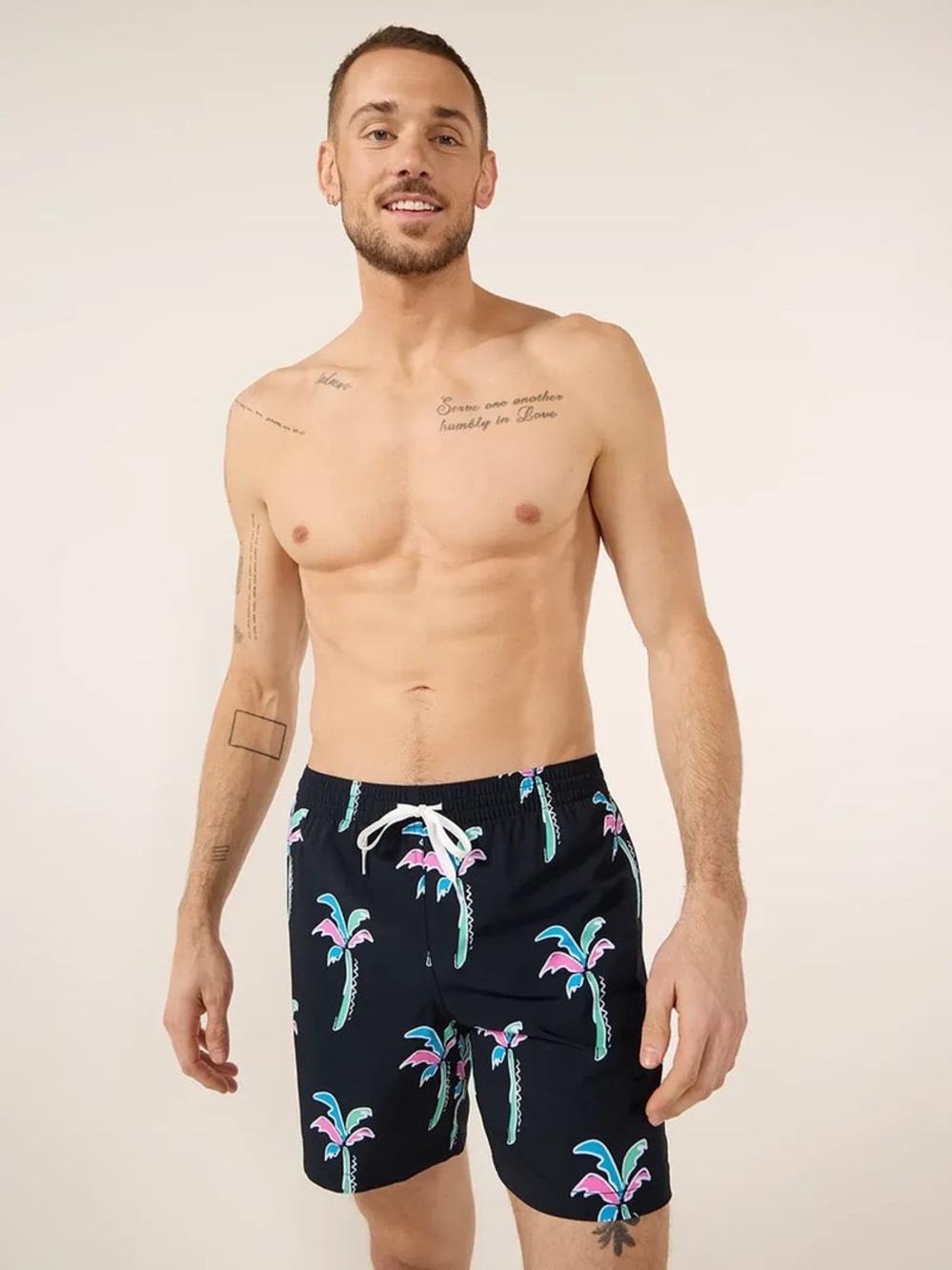 Chubbies | The Havana Nights Swim Trunks with Liner | Size Medium 7” Inseam